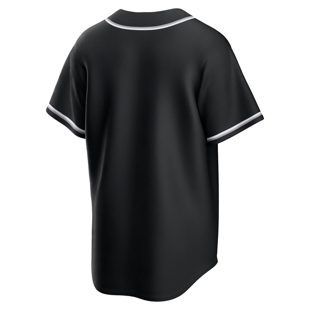 Colorado Rockies Fashion Replica Black Out Jersey