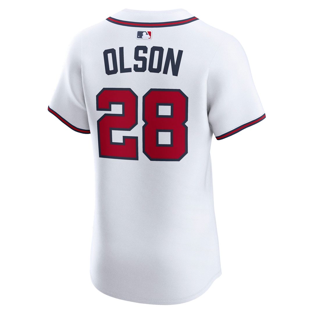 Atlanta Braves Matt Olson Home Elite Jersey - White