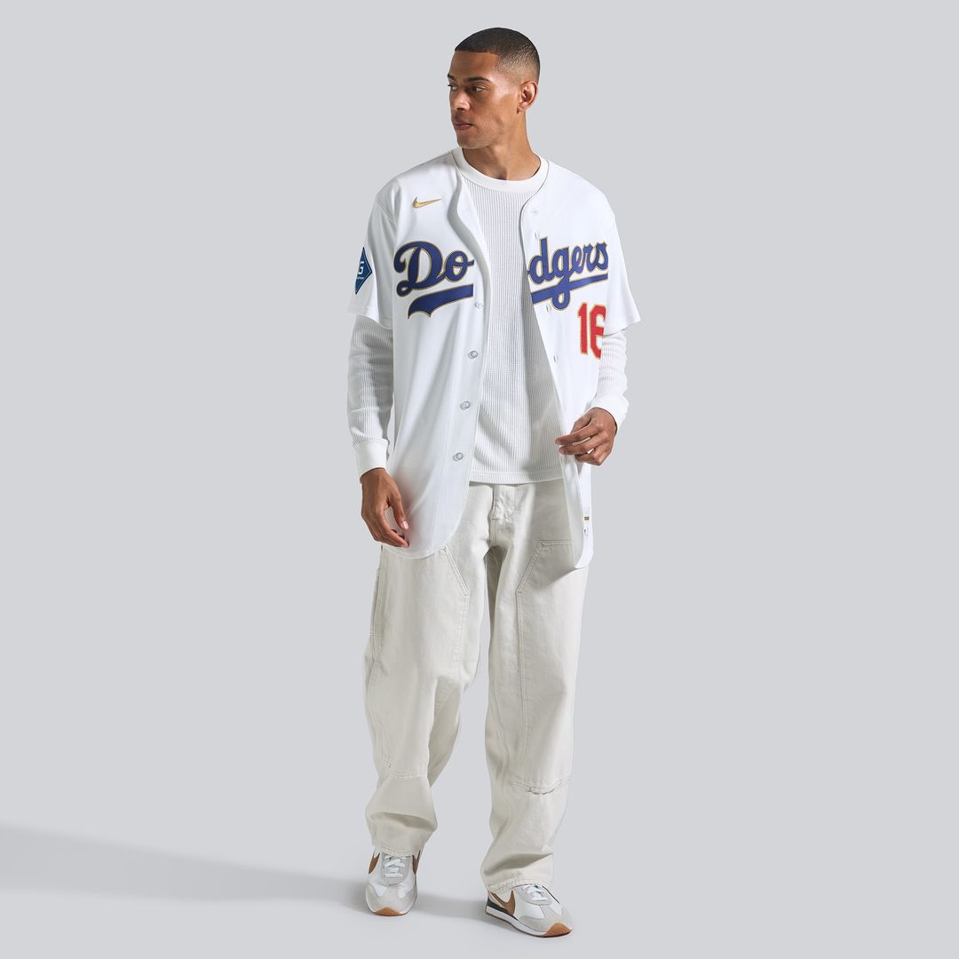 Los Angeles Dodgers Will Smith 2026 Gold Collection Authentic Jersey - White