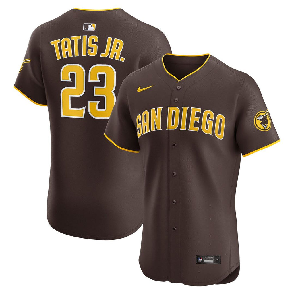 San Diego Padres Fernando Tatis Jr. Road Elite Jersey - Brown