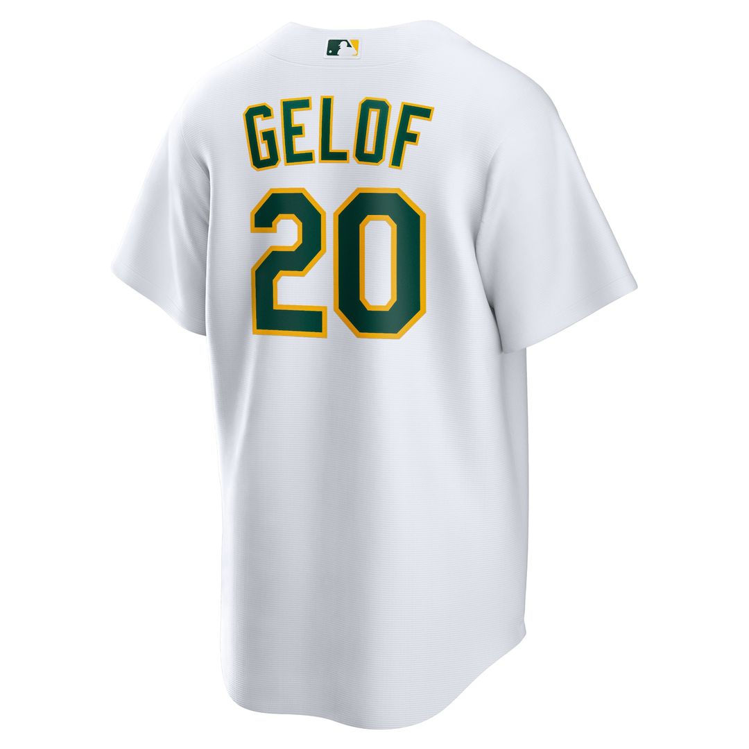 Athletics Zack Gelof Home Replica Jersey - White