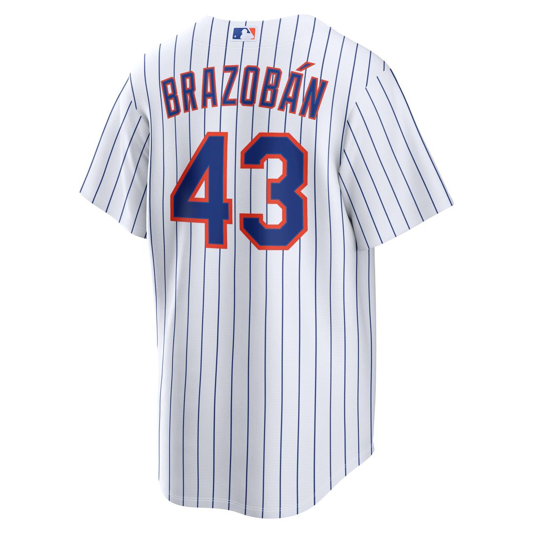 New York Mets Huascar Brazobán Home Replica Jersey - White