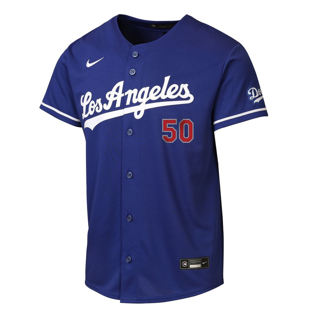 Los Angeles Dodgers Mookie Betts Youth Alternate Stadium Jersey - Royal