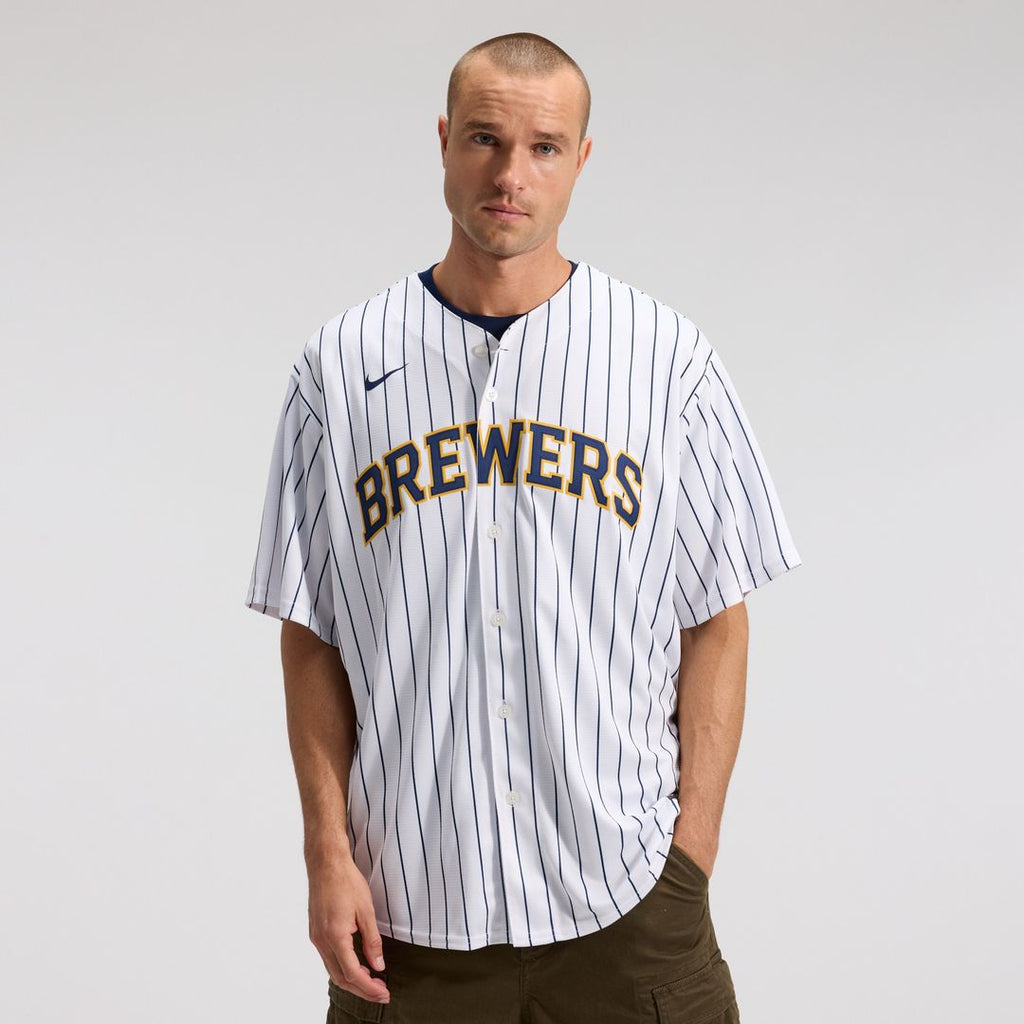 Milwaukee Brewers Christian Yelich Alternate Replica Jersey - White