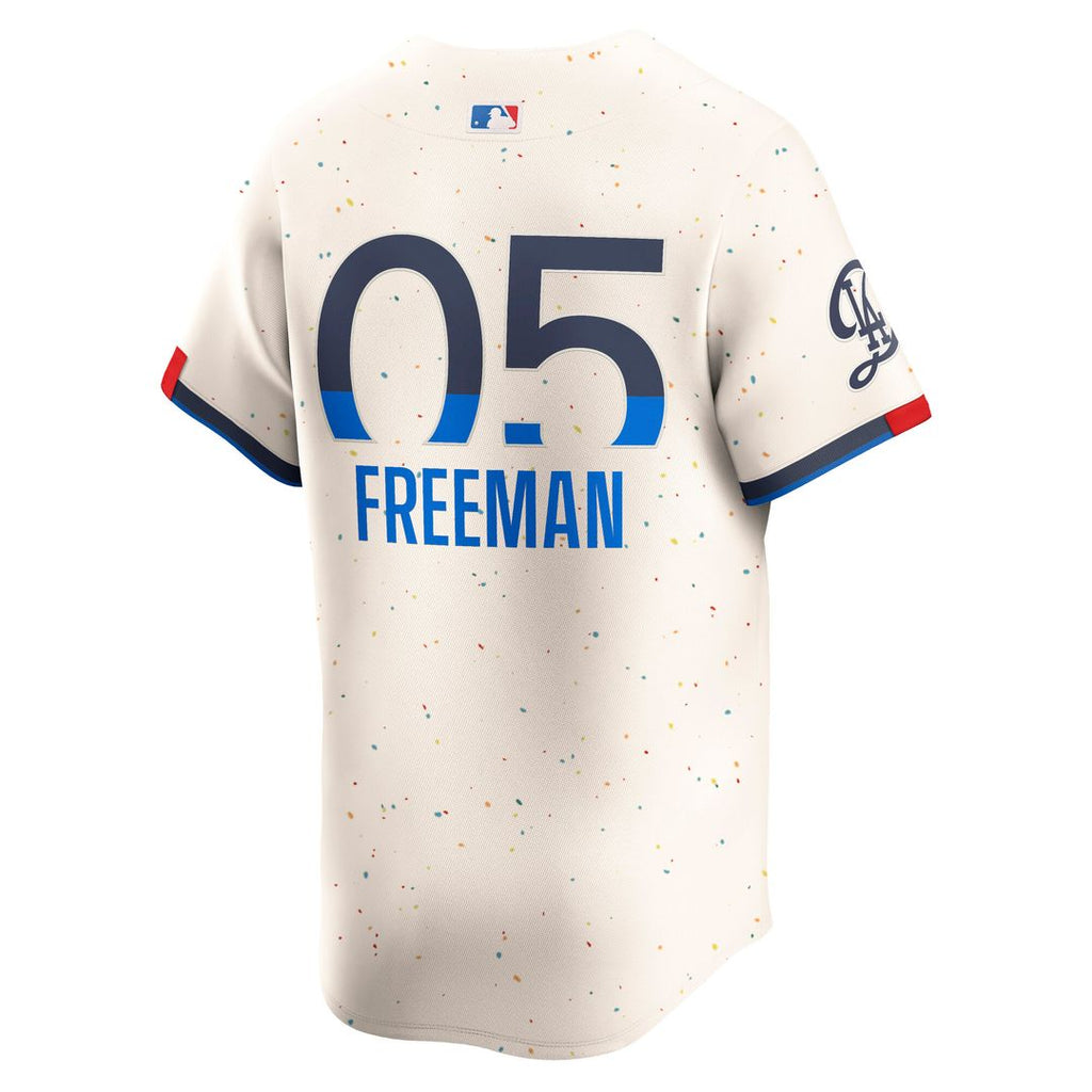 Los Angeles Dodgers Freddie Freeman City Connect Limited Jersey - Cream