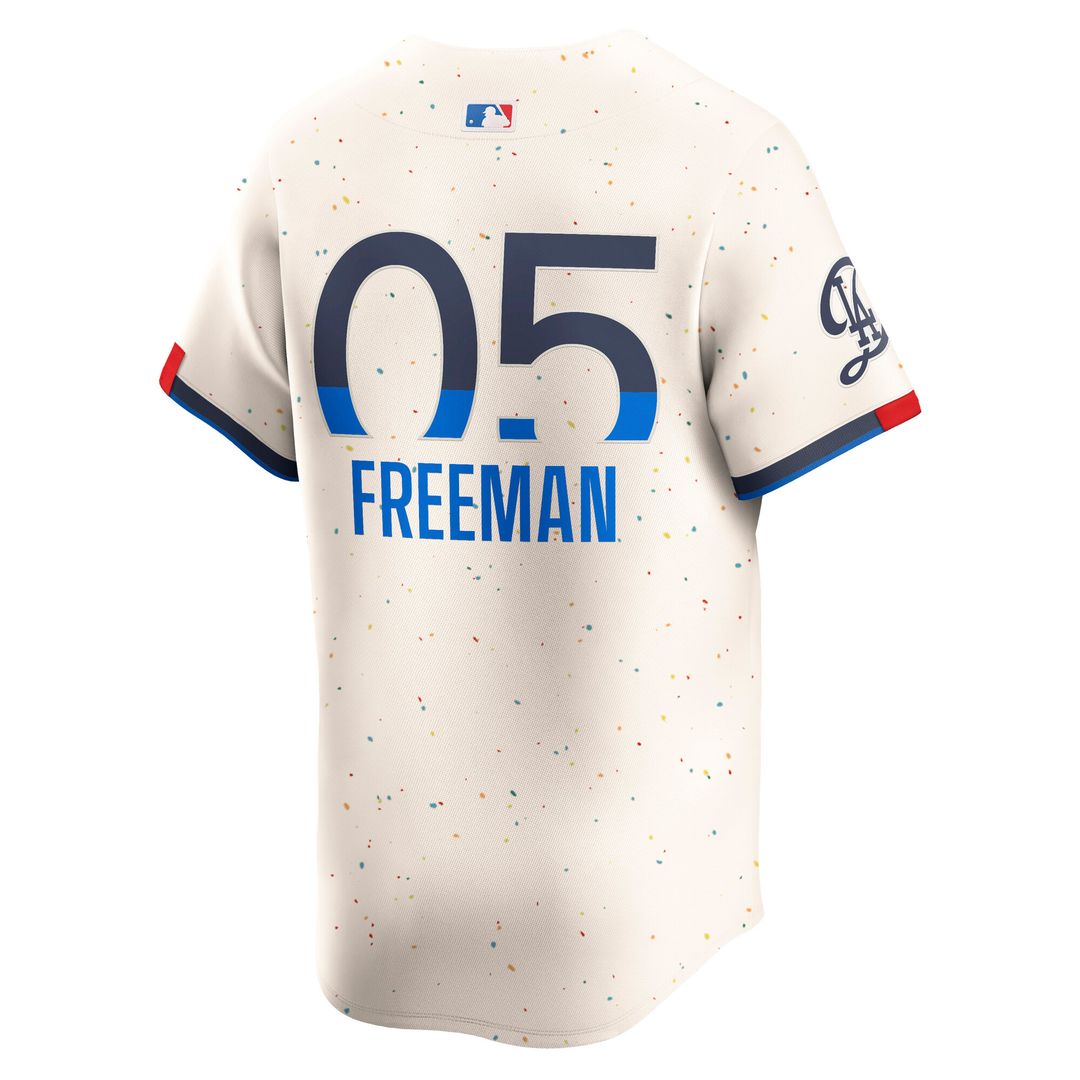 Los Angeles Dodgers Freddie Freeman City Connect Limited Jersey - Cream
