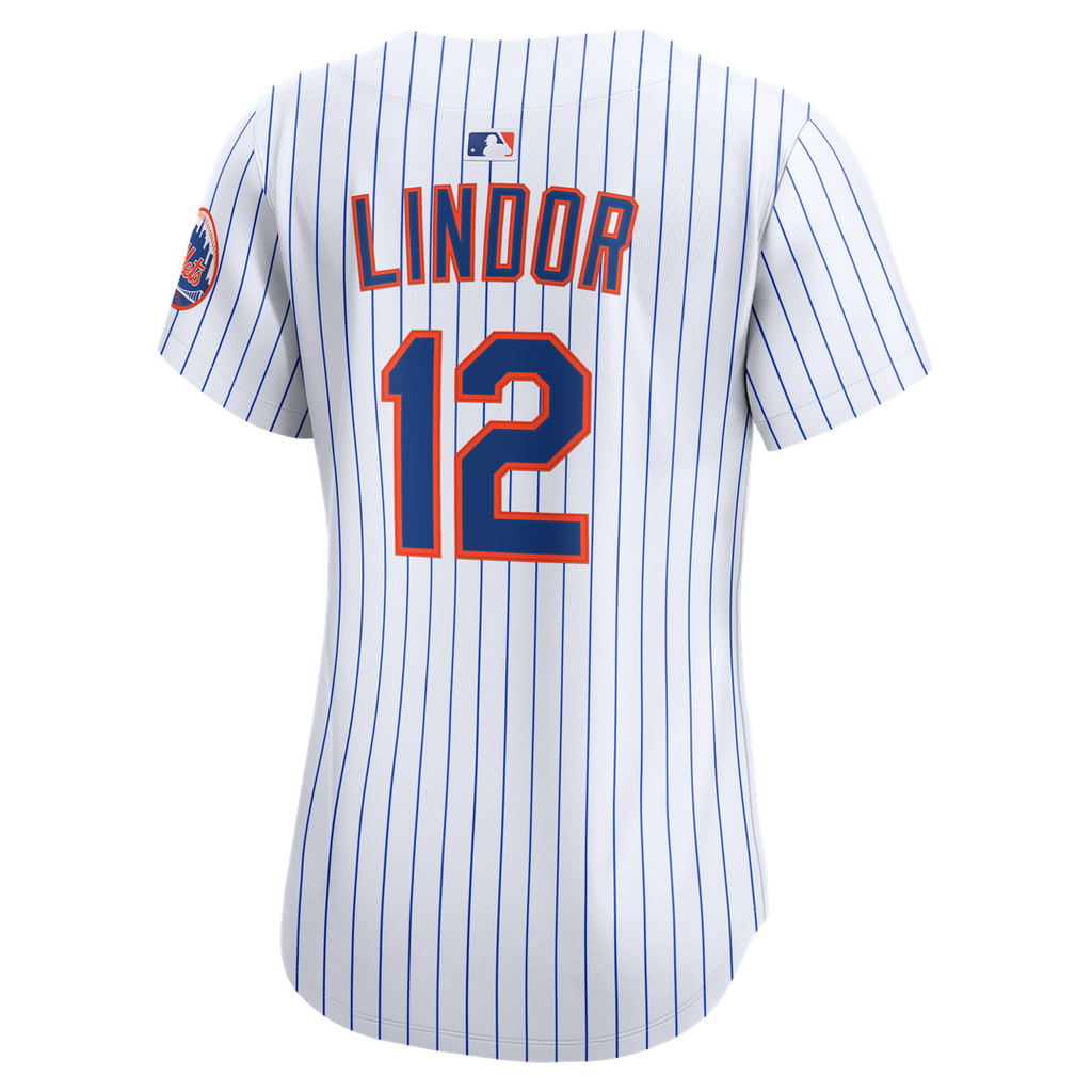 New York Mets Francisco Lindor Women's Home Limited Jersey - White