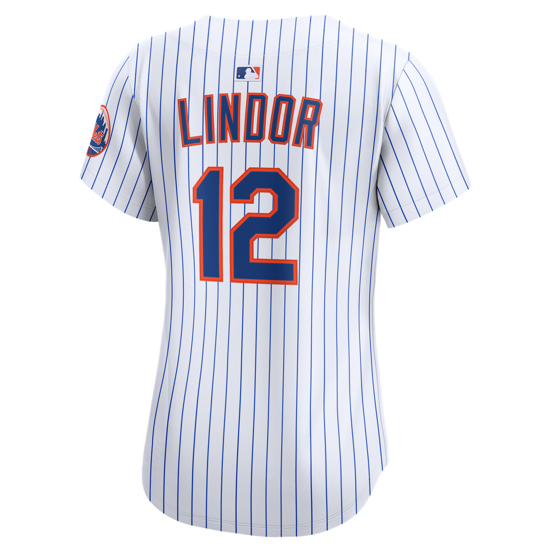 New York Mets Francisco Lindor Women's Home Limited Jersey - White
