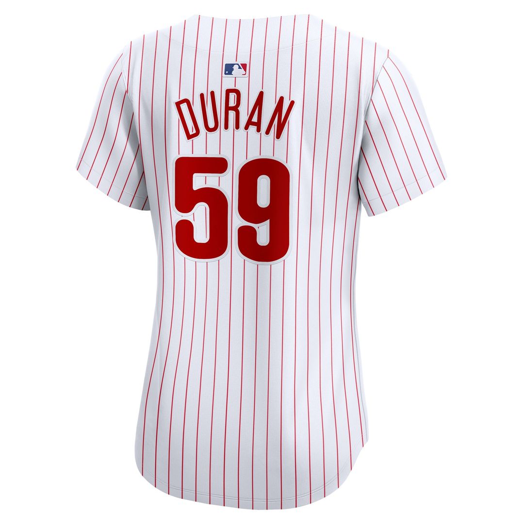 Philadelphia Phillies Jhoan Duran Women's Home Limited Jersey - White