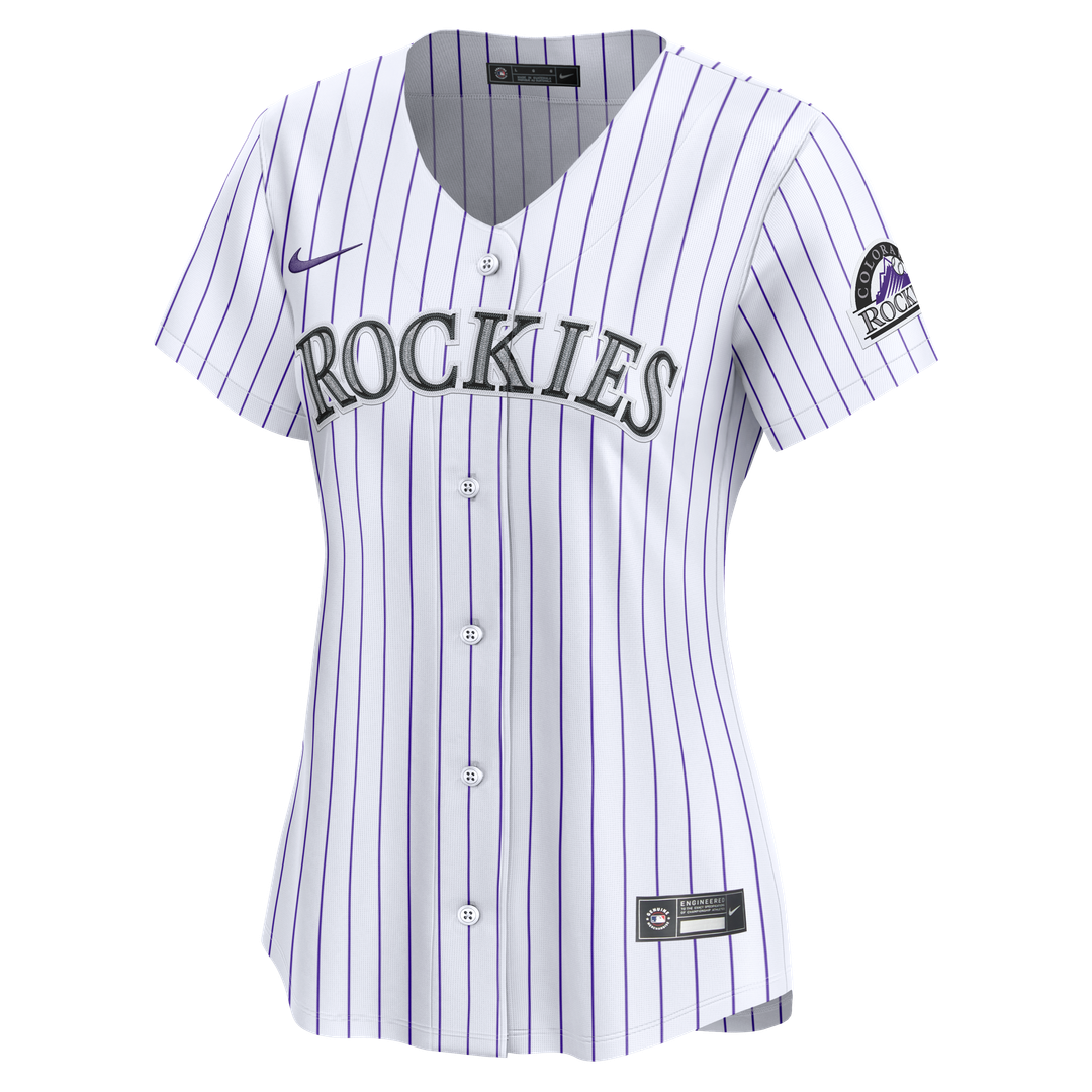 Colorado Rockies Women's Home Limited Jersey - White