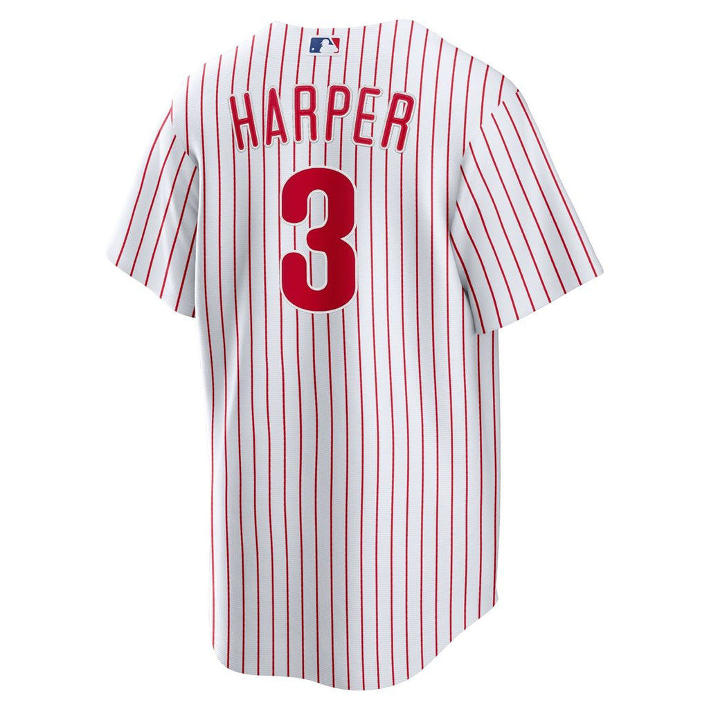 Philadelphia Phillies Bryce Harper Home Replica Player Name Jersey - White