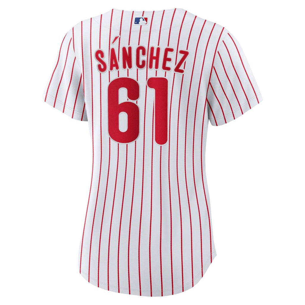 Philadelphia Phillies Cristopher Sanchez Women's Home Replica Jersey - White