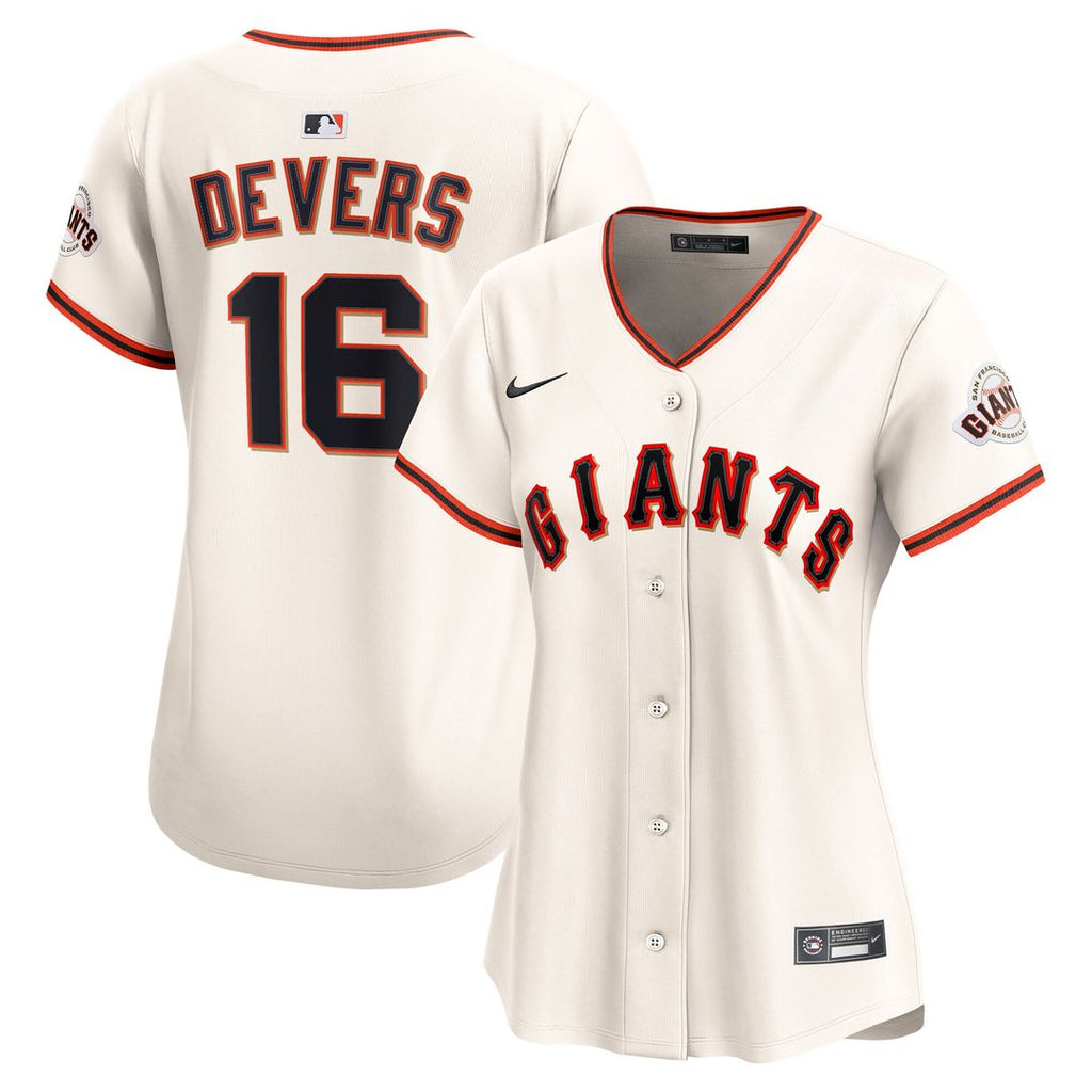 San Francisco Giants Rafael Devers Women's Home Limited Jersey - Cream