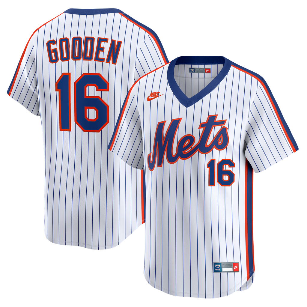 New York Mets Dwight Gooden Cooperstown Limited Jersey - White