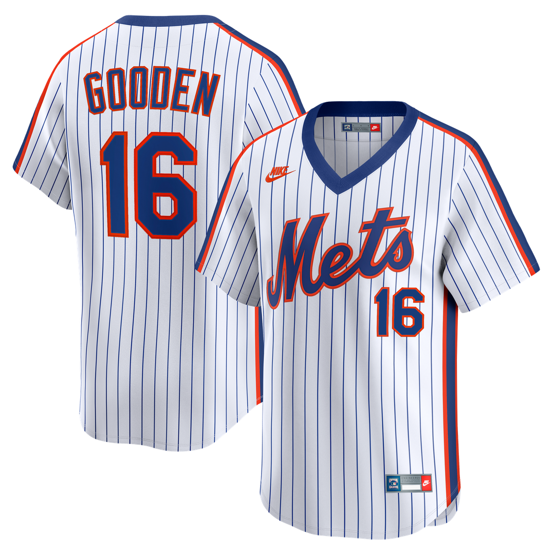 New York Mets Dwight Gooden Cooperstown Limited Jersey - White