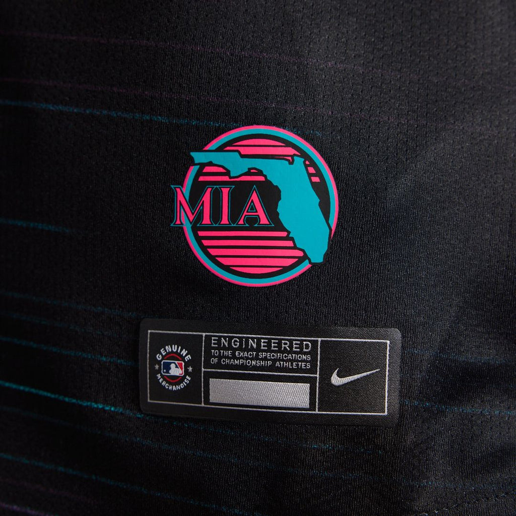 Miami Marlins Women's 2025 City Connect Limited Jersey - Black