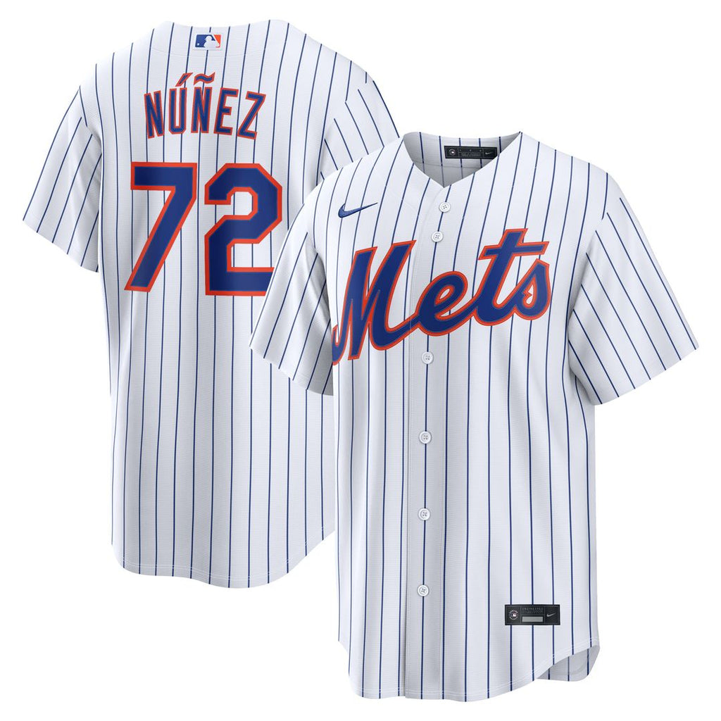 New York Mets Dedniel Núñez Home Replica Jersey - White