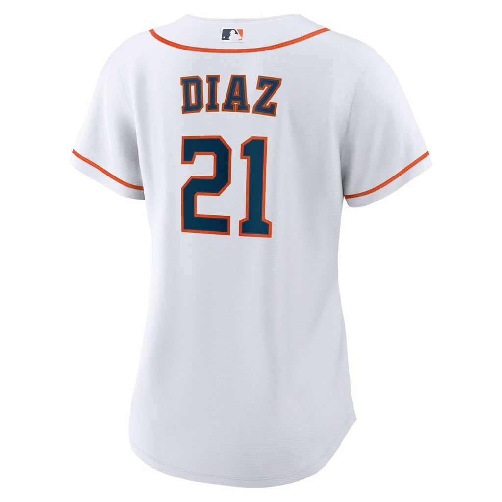 Houston Astros Yainer Diaz Women's Home Replica Jersey - White