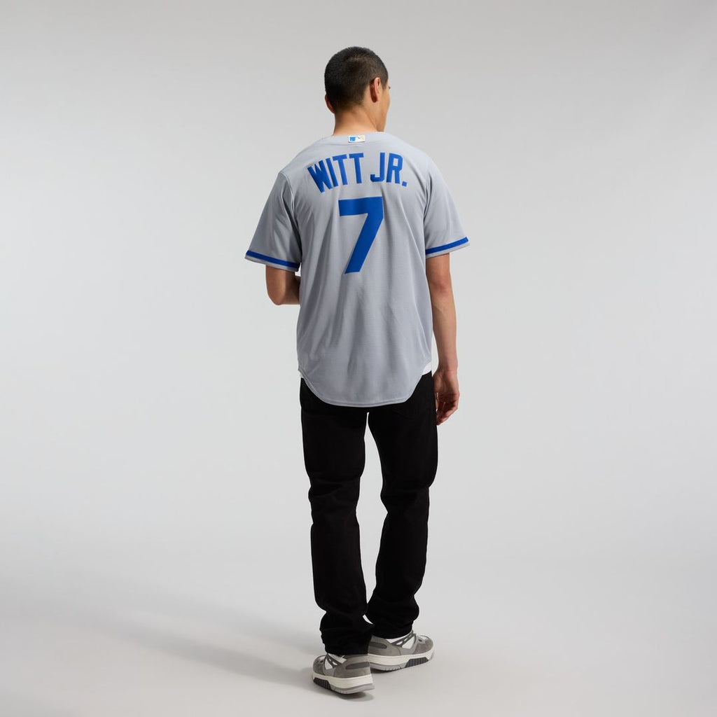 Kansas City Royals Bobby Witt Jr. Road Replica Jersey - Gray