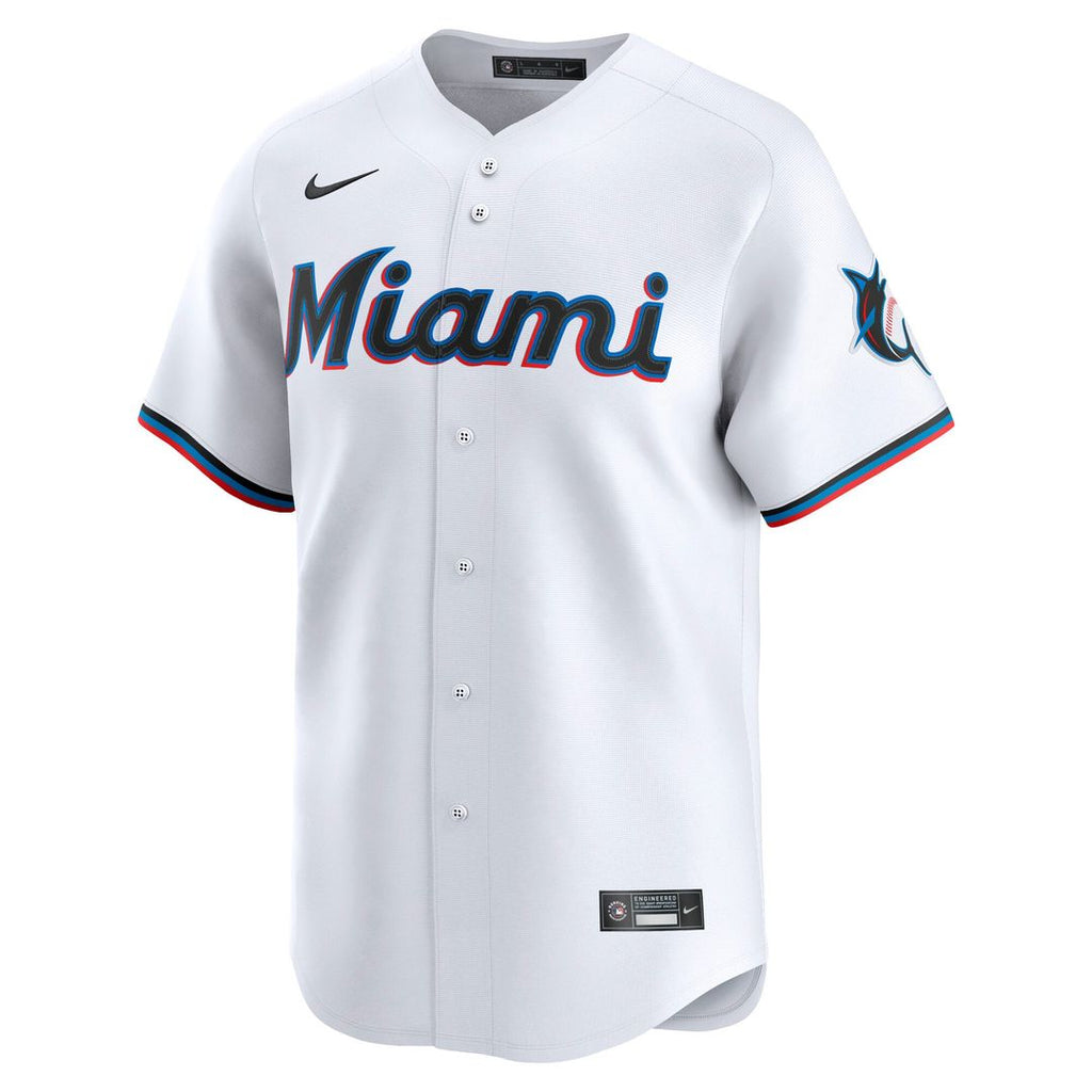 Miami Marlins Home Limited Jersey - White