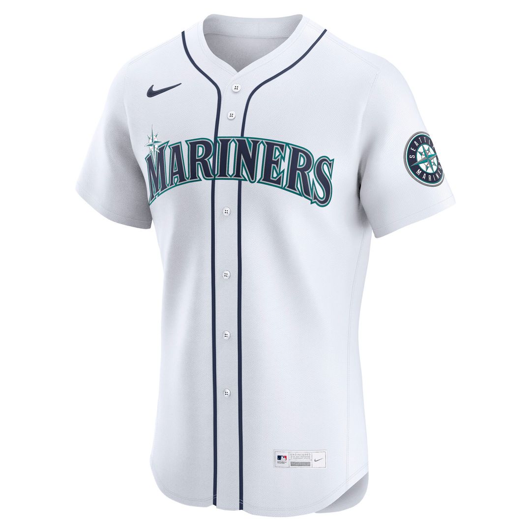 Seattle Mariners Home Elite Jersey - White