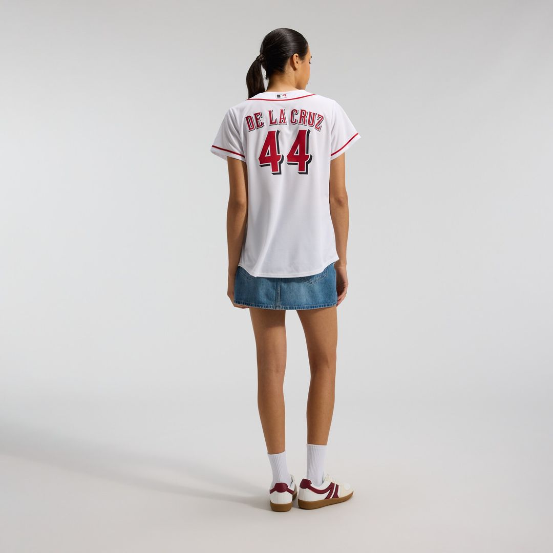 Cincinnati Reds Elly De La Cruz Women's Home Replica Jersey - White