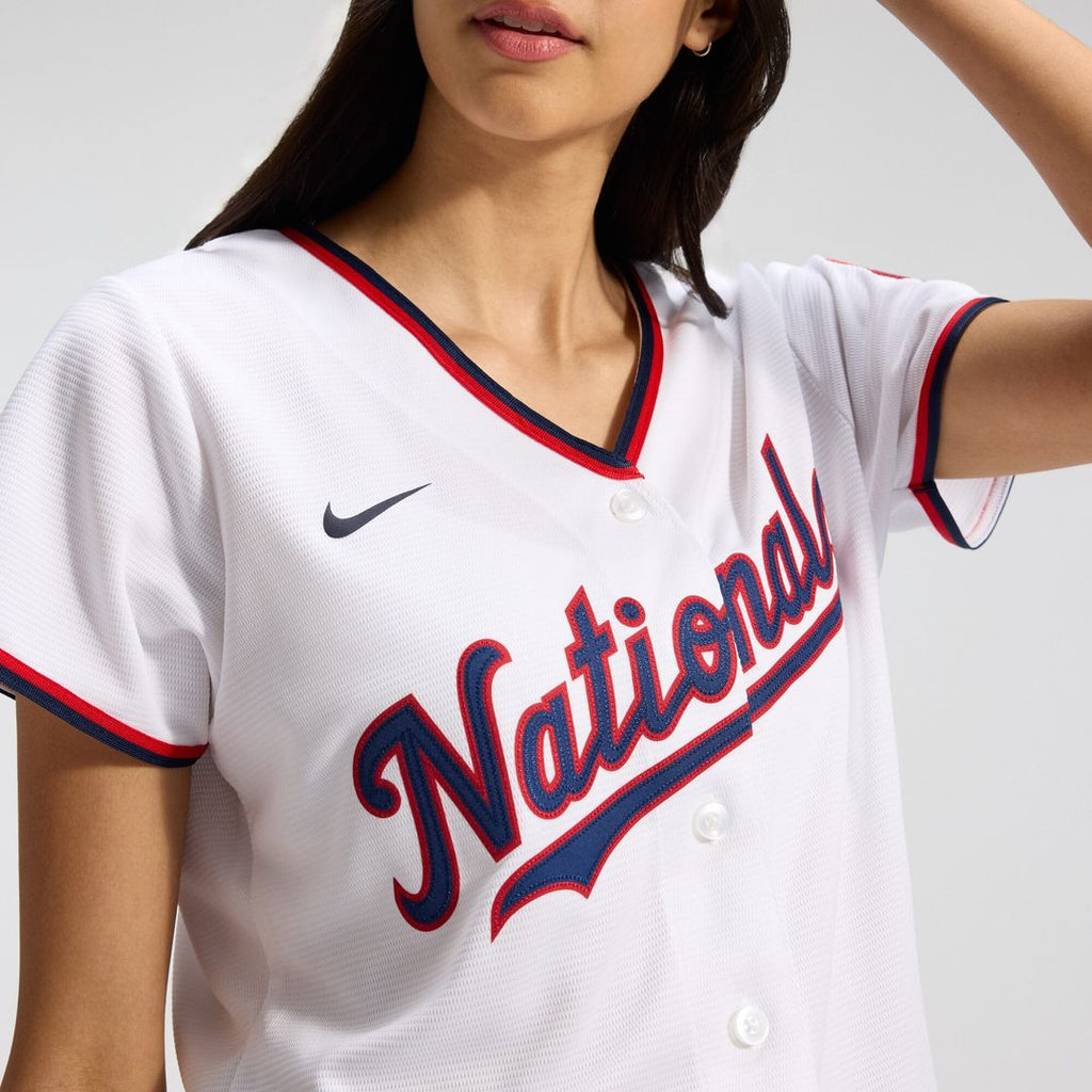 Washington Nationals CJ Abrams Women's Home Replica Jersey - White