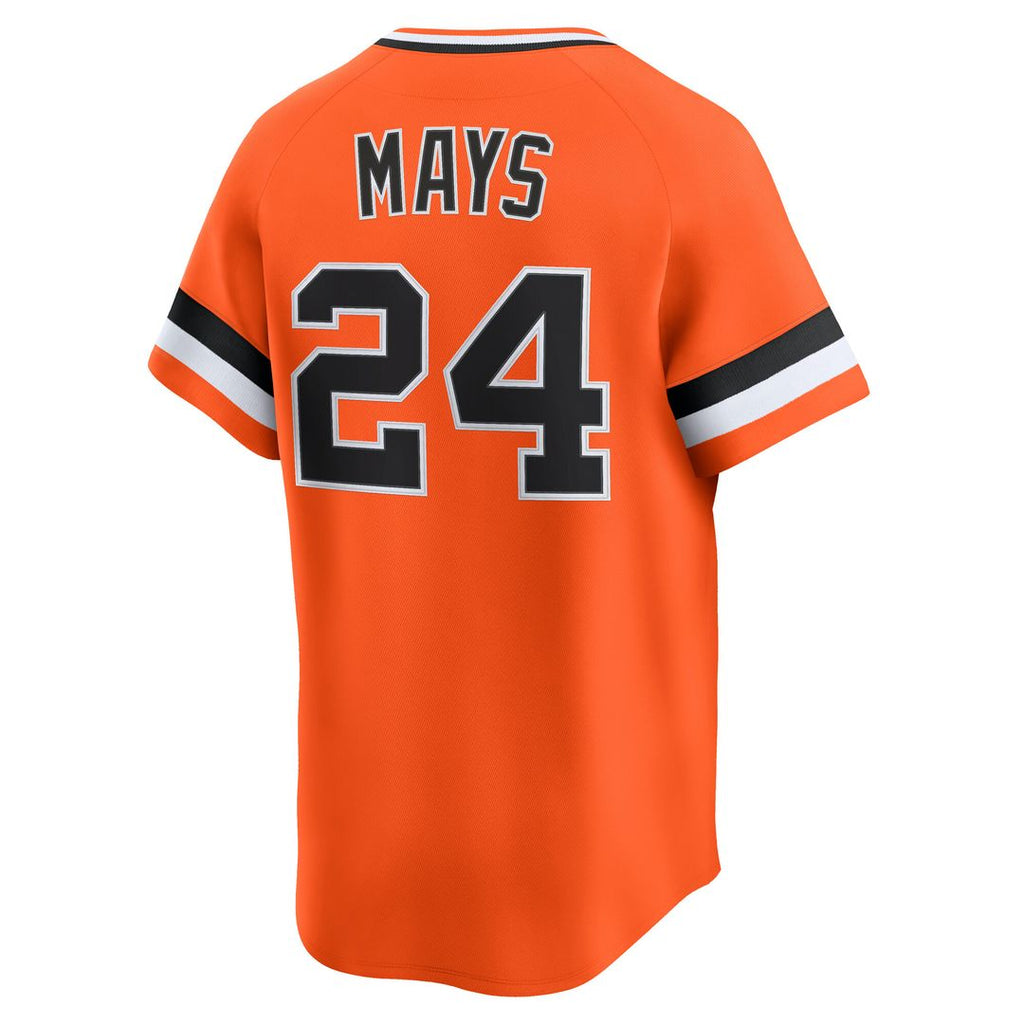 San Francisco Giants Willie Mays Cooperstown Limited Jersey - Orange