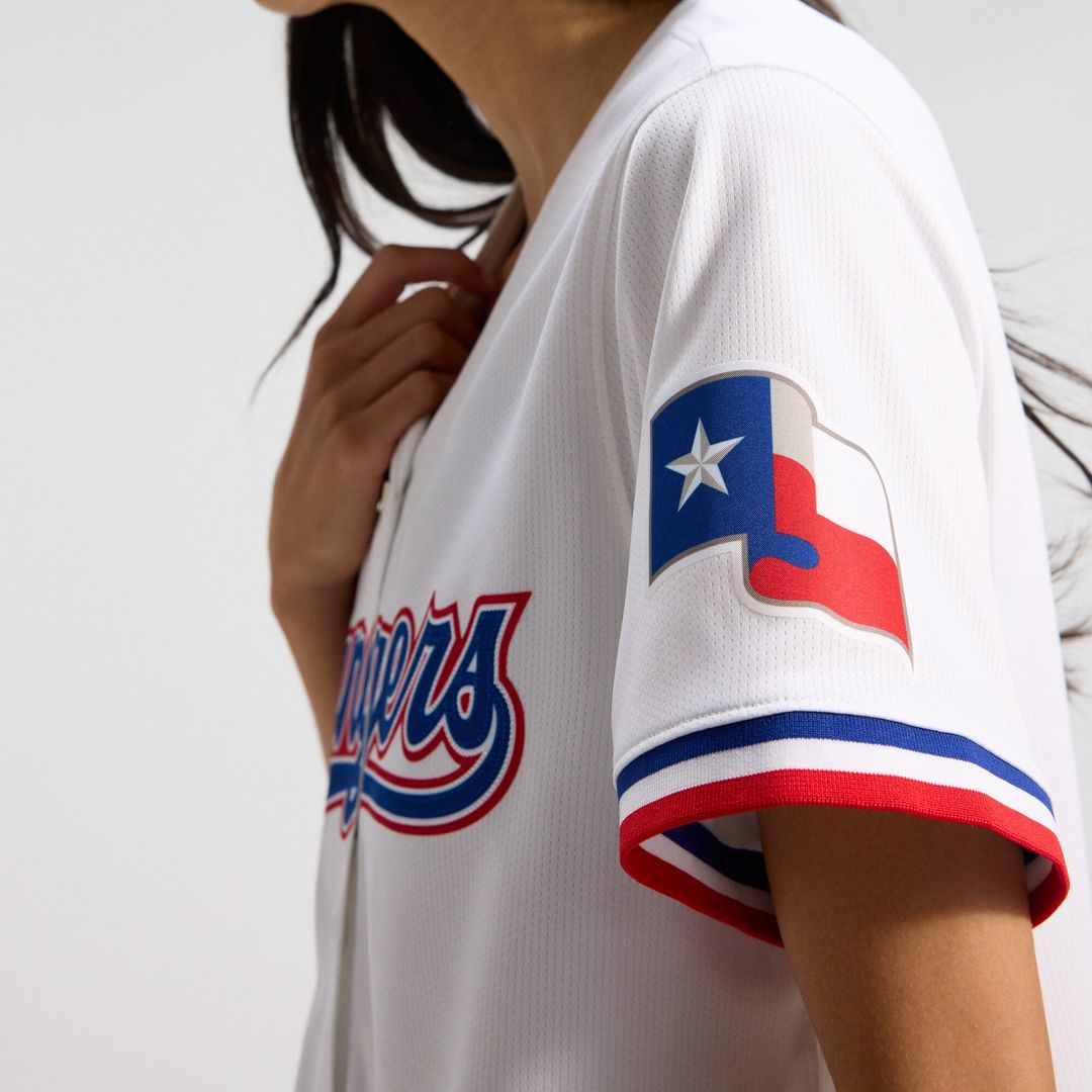 Texas Rangers Women's Home Limited Jersey - White