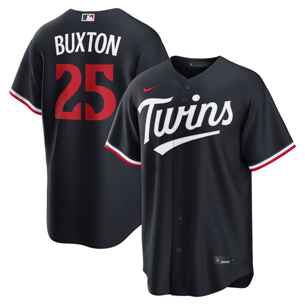 Minnesota Twins Byron Buxton Alternate Replica Jersey - Navy