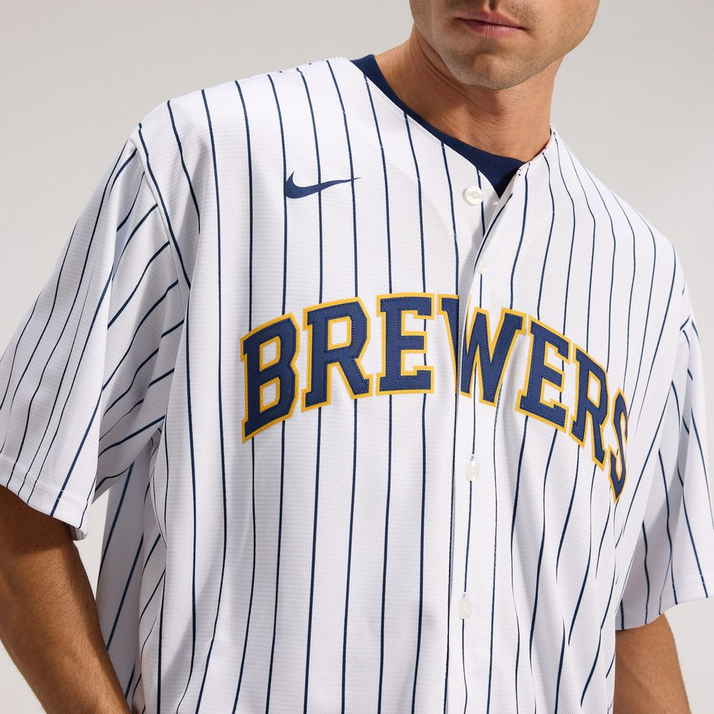 Milwaukee Brewers Christian Yelich Alternate Replica Jersey - White