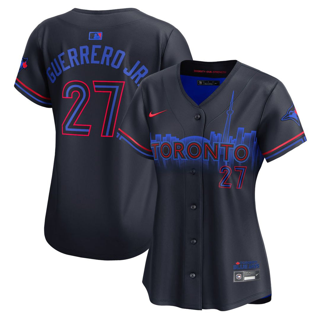 Toronto Blue Jays Vladimir Guerrero Jr. Women's 2024 City Connect Limited Jersey - Navy