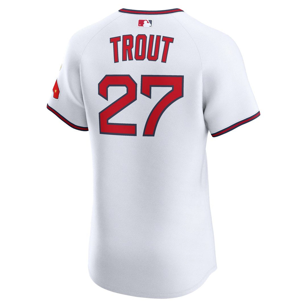 Los Angeles Angels Mike Trout Alternate 2 Elite Jersey - White