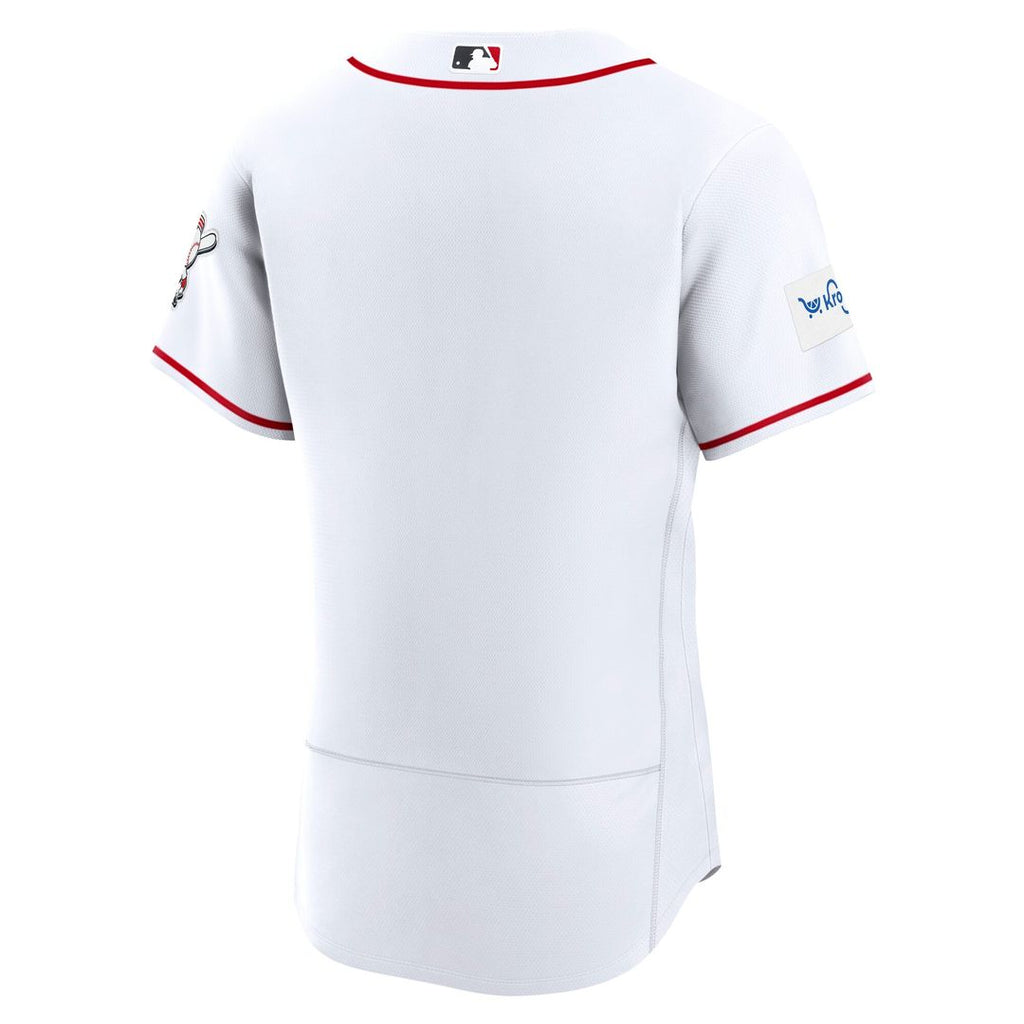 Cincinnati Reds Home Authentic Jersey - White