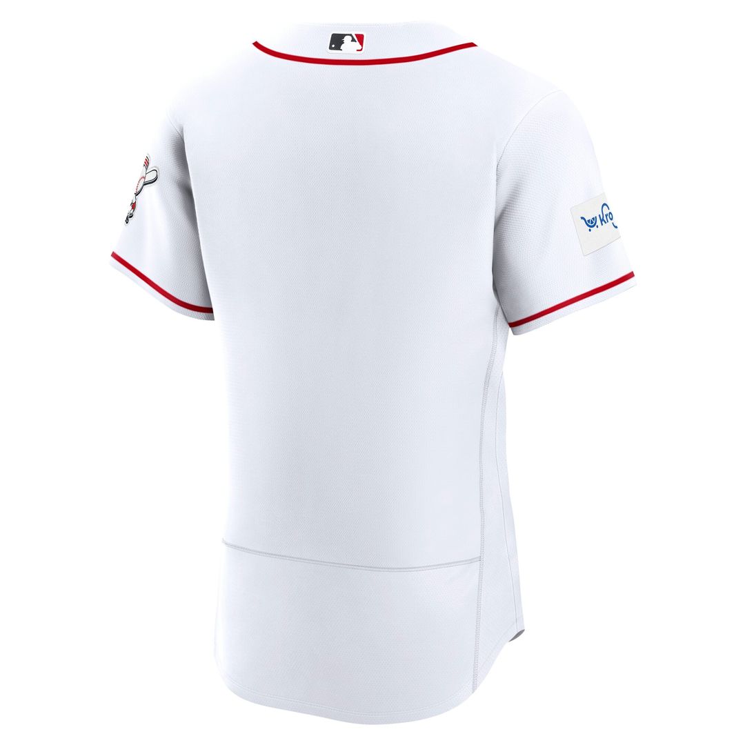 Cincinnati Reds Home Authentic Jersey - White