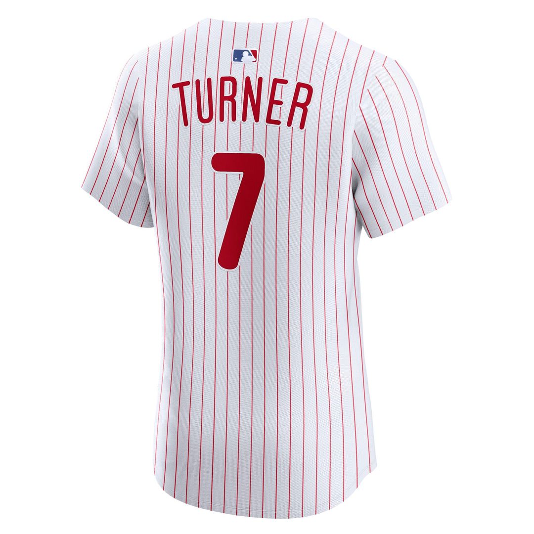 Philadelphia Phillies Trea Turner Home Elite Jersey - White