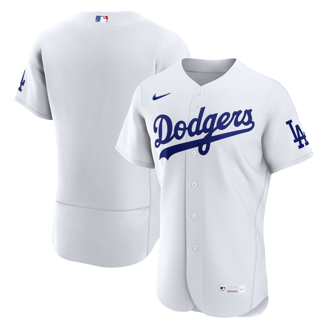 Los Angeles Dodgers Home Authentic Jersey - White