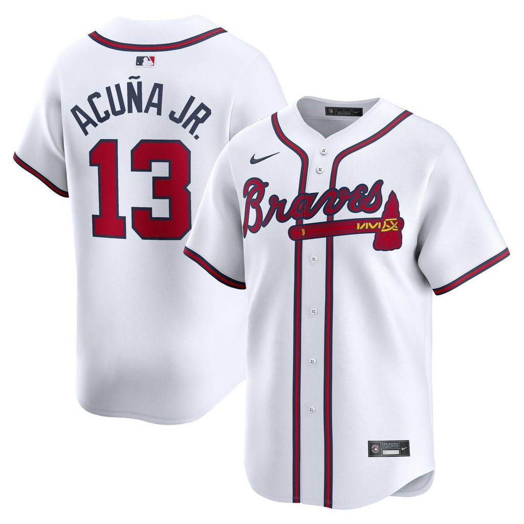 Atlanta Braves Ronald Acuña Jr. Home Limited Jersey - White