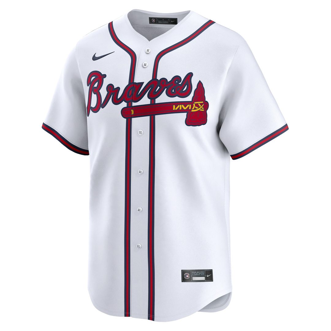 Atlanta Braves Spencer Strider Home Limited Jersey - White