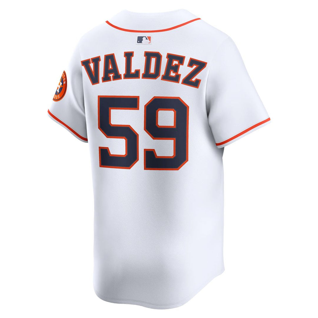 Houston Astros Framber Valdez Home Limited Jersey - White