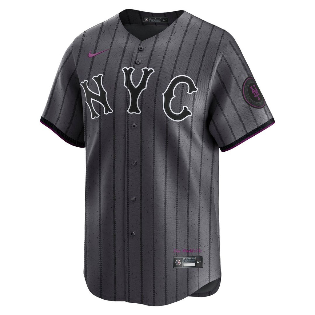 New York Mets City Connect Limited Jersey - Gray