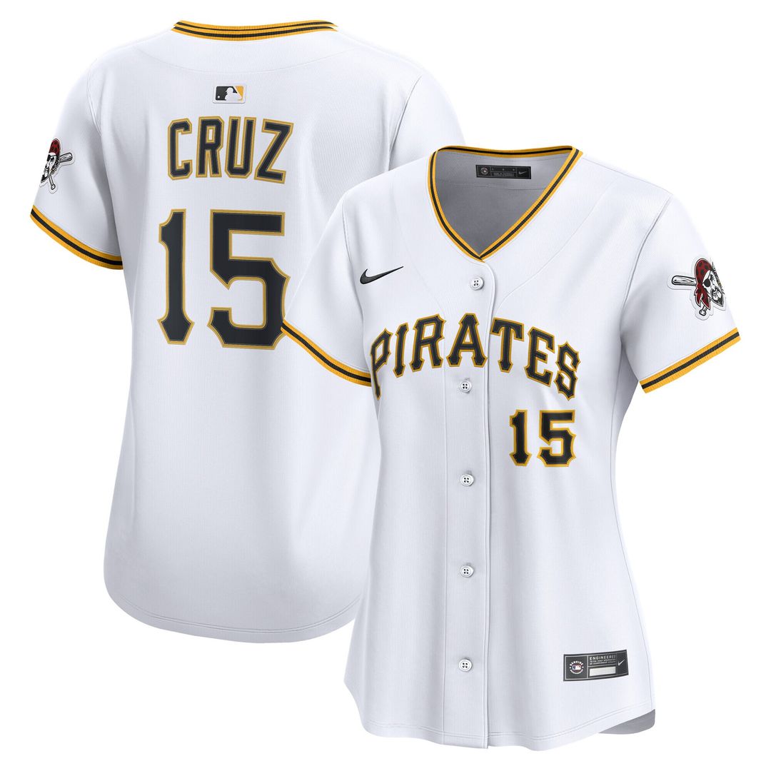 Pittsburgh Pirates Oneil Cruz Women's Home Limited Jersey - White