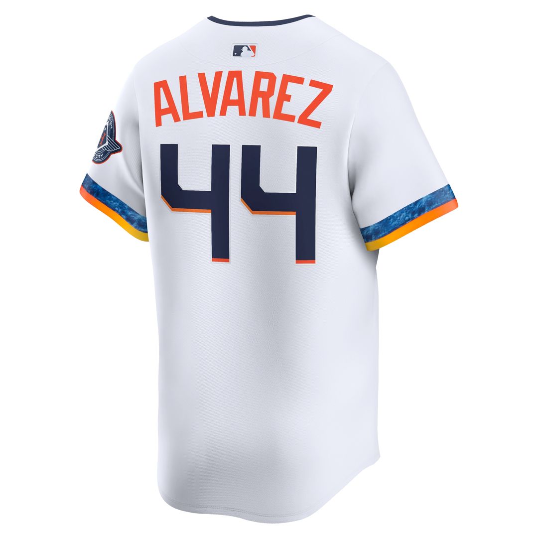 Houston Astros Yordan Alvarez 2025 City Connect Limited Jersey - White