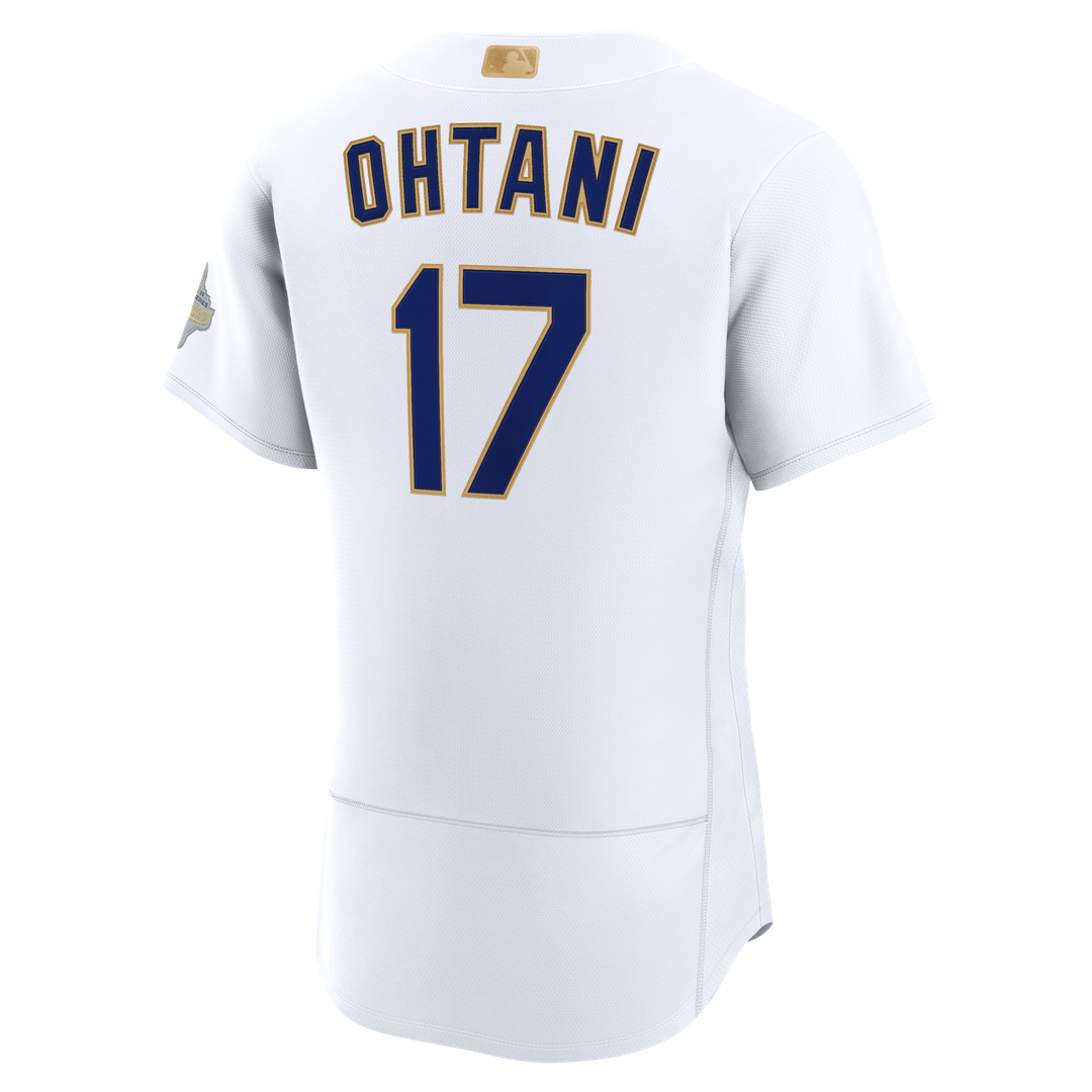 Los Angeles Dodgers Shohei Ohtani 2026 Gold Collection Authentic Jersey - White