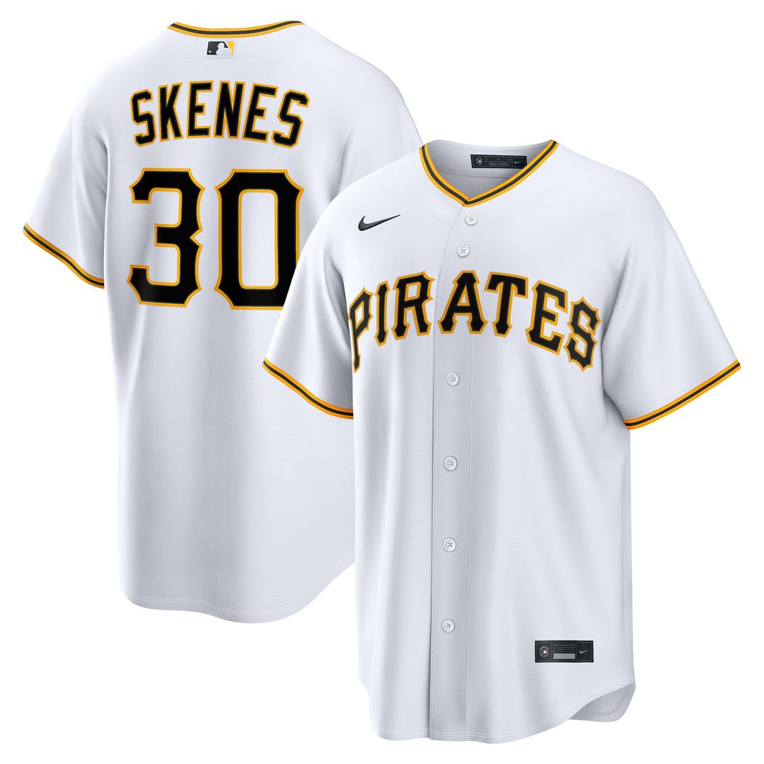 Pittsburgh Pirates Paul Skenes Home Replica Jersey - White