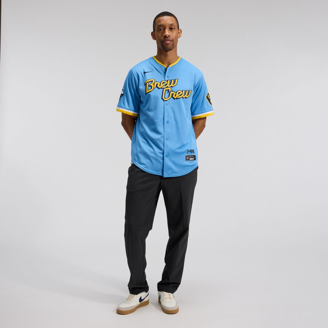 Milwaukee Brewers City Connect Replica Team Jersey - Powder Blue