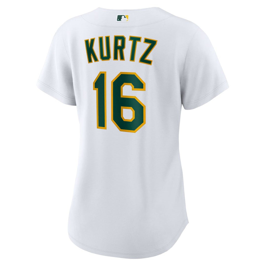 Athletics Nick Kurtz Women's Home Replica Jersey - White