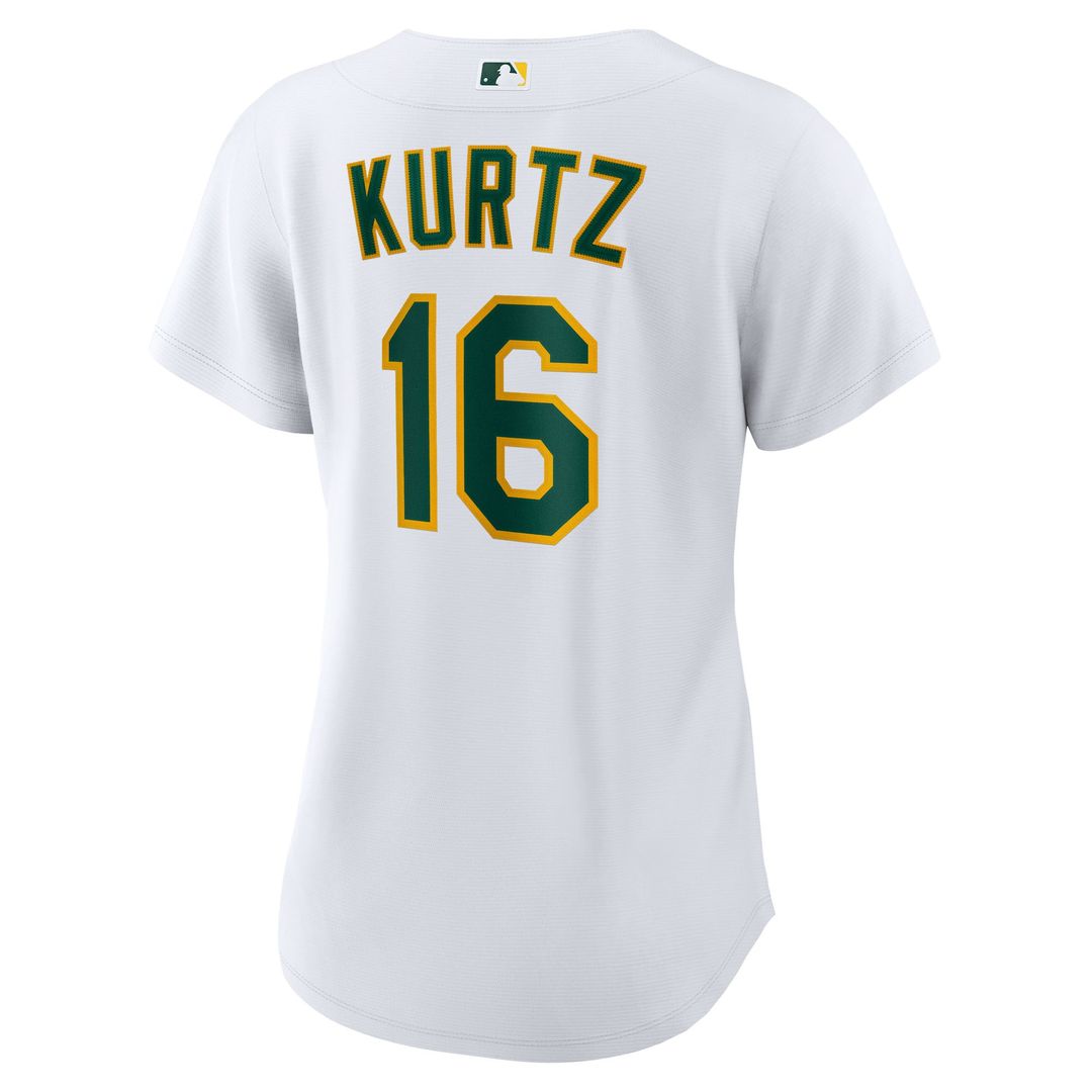 Athletics Nick Kurtz Women's Home Replica Jersey - White
