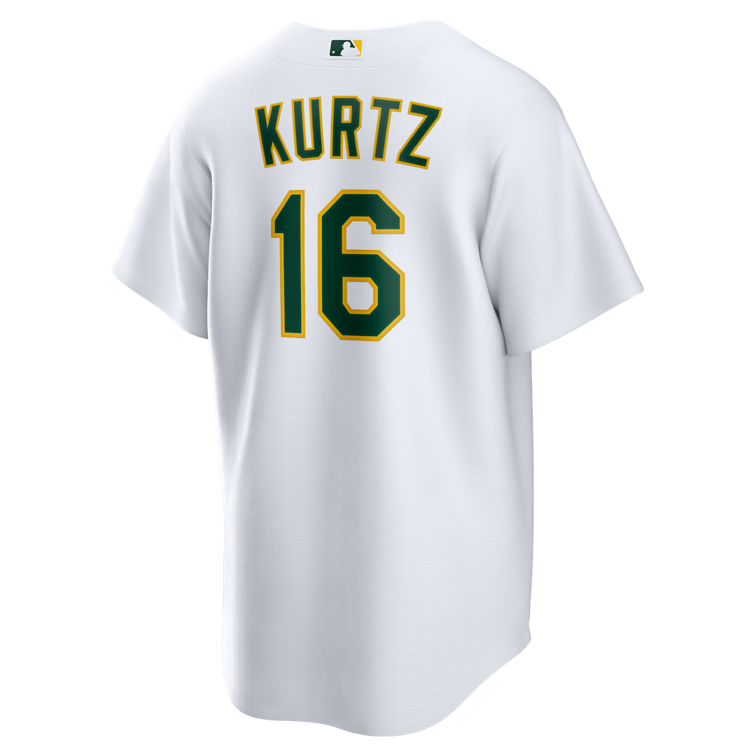 Athletics Nick Kurtz Home Replica Jersey - White