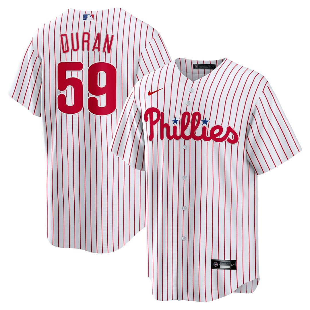 Philadelphia Phillies Jhoan Duran Home Replica Jersey - White